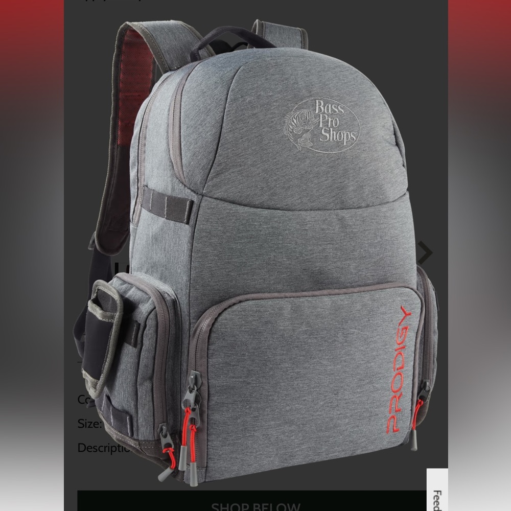 BASS PRO SHOP - Prodigy tackle backpack